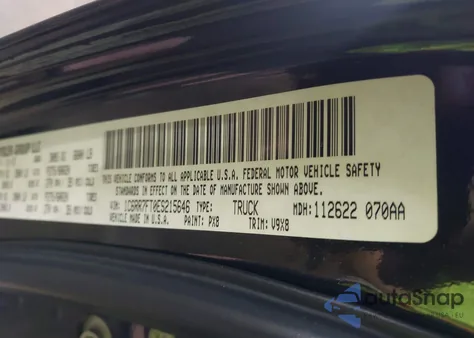 2014 Ram 1500 Express z USA, uszkodzony, nr VIN 1C6RR7FT0ES215646